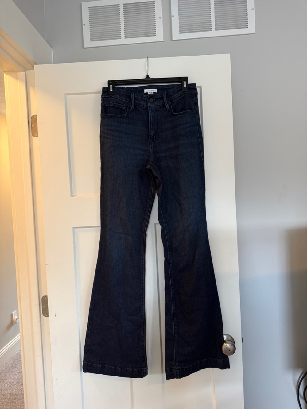 Good American Dark Indigo Flare Jeans